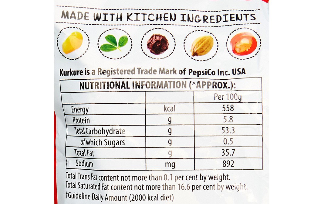Kurkure Masala Munch    Pack  125 grams